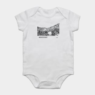Kentucky USA Baby Bodysuit